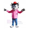 Wolf mascot costume
