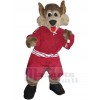 Wolf mascot costume