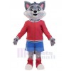 Wolf mascot costume