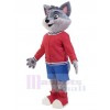 Wolf mascot costume