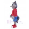 Wolf mascot costume