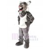 Wolf mascot costume