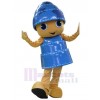 Snowman mascot costume