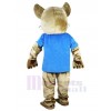 Leopard mascot costume