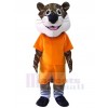 Leopard mascot costume