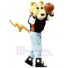 Leopard mascot costume