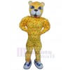 Leopard mascot costume