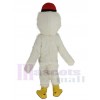 Stork mascot costume