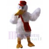 Stork mascot costume