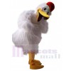 Stork mascot costume