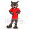 Bobcat mascot costume