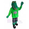 Crocodile mascot costume