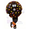 Funny Brown Donut Mascot Costume Cartoon