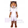 Pilot Lion mascot costume