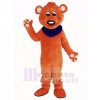 Orange Teddy Bear Mascot Costume