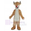 Ground Sloth with Red Nose Sid for Ice Age Mascot Costume Animal