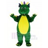 Green Dragon Mascot Costume Cartoon