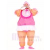 Inflatable Adult Costumes Pink Baby Doll Party Suits