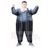 Gangster Black Suits Inflatable Halloween Christmas Costumes for Adults