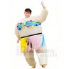 Hawaiian Dance Hula Skirt Inflatable Halloween Christmas Costumes for Adults