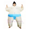 Blue Japanese Fat Man Sumo Inflatable Halloween Christmas Costumes for Adults