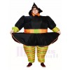 Fat Witch Inflatable Halloween Christmas Costumes for Adults