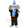 Blue Hat Elephant Mascot Costumes Animal 