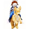 Ride On Dog Inflatable Carry Me Mascot Costumes Christmas Party Outfit for Kids