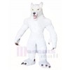 White Wolf Mascot Costumes Animal