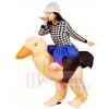 Ride on Ostrich Inflatable Halloween Xmas Costumes for Adults