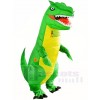 Green Tyrannosaurus T-REX Dinosaur Inflatable Halloween Christmas Costumes for Adults