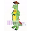 Nessie Dinosaur with Hat Mascot Costume