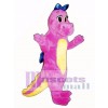 Dina Dinosaur with Bows Mascot Costume