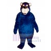 Fat Country Bear with Glasses Mascot Costume