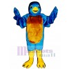 Cute Blue Bird Mascot Costume