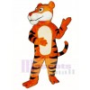 Cute Friendly Tiger Mascot Costume