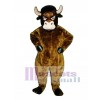 Cartoon Bull Mascot Costume