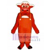 Angry Bull with Overalls Mascot Costume