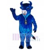 Blue Belle Cattle Mascot Costume