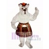 Cute Scottie Dog with Skirt & Tam Mascot Costume