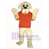 Cute Rah Rah Dog with Shirt Mascot Costume Animal