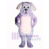 Cute Purple Pup Dog Mascot Costume