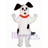 Cute Spot Dog with Collar Mascot Costume