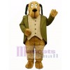 Cute Doggie Dog with Suit Mascot Costume