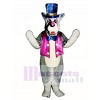 Cute Wolf A-Mania with Vest Mascot Costume