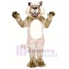 Cute Growling Wolf Mascot Costume