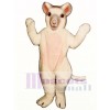 White Mouse Mascot Costume