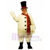 Snowman with Hood Mascot Costume