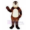 Fat Beaver Mascot Costume