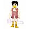 Cute Colonial Duck with Vest & Hat Mascot Costume